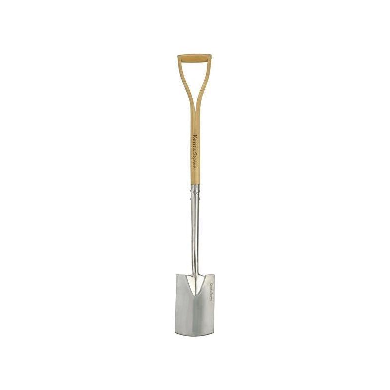 Kent & Stowe Stainless Steel Border Spade, FSC® Kent & Stowe - RockBottom Northampton
