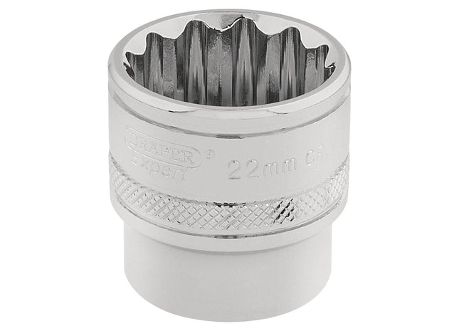 Draper HI-TORQ 12 Point Socket, 3/8" Sq. Dr., 22mm 32800 Draper - Town Tools 