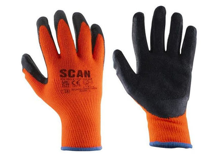 Scan Thermal Latex Coated Gloves - XXL (Size 11) Scan - RockBottom Nothampton