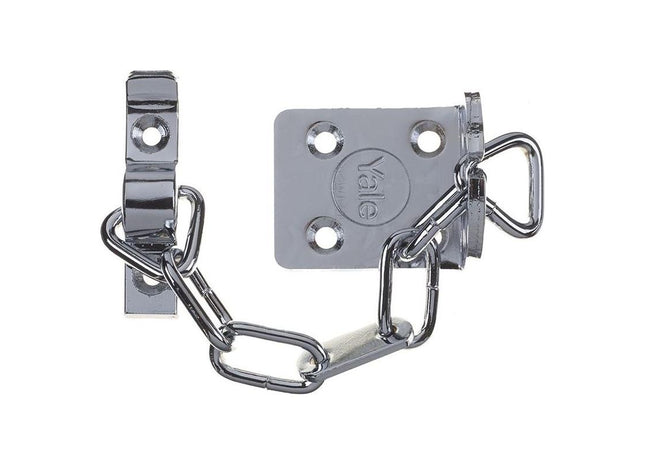 Yale Locks WS6 Security Door Chain - Chrome Finish Yale Locks - RockBottom Northampton