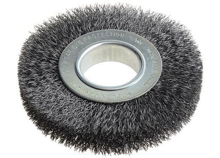 Lessmann Wheel Brush D125mm x W20-22 x 40 Bore Steel Wire 0.30 + Adaptors Set 2 Lessmann - RockBottom Northampton