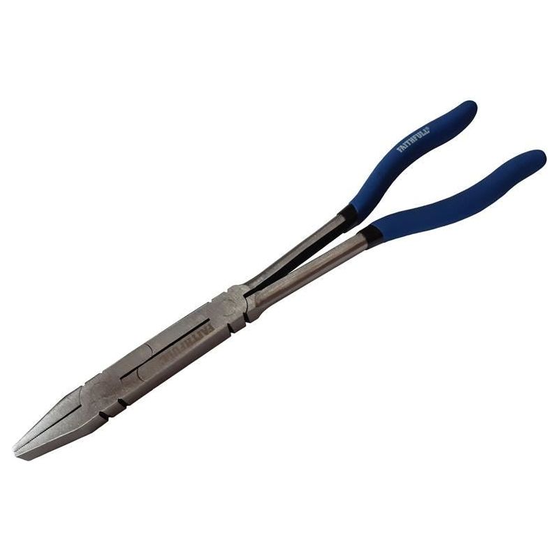 Faithfull Long Reach Flat Nose Pliers 300mm (12in) Faithfull - RockBottom Northampton