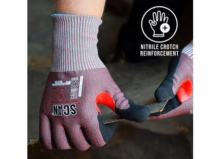 Scan Nitrile Palm Cut F Gloves - XL (Size 10) Scan - RockBottom Nothampton