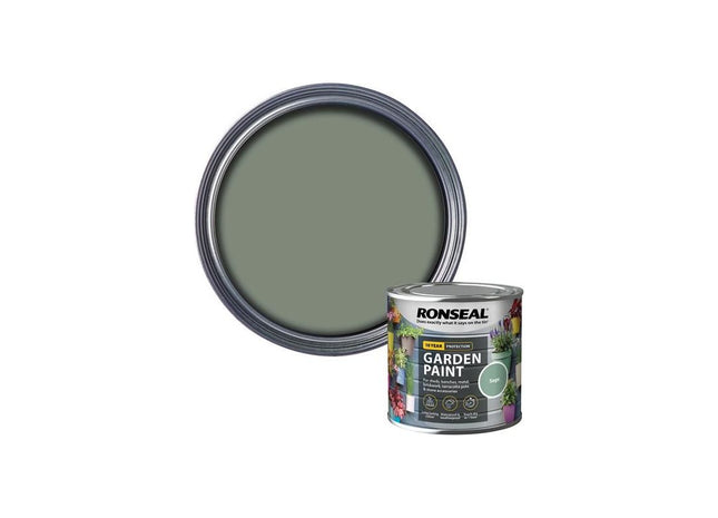 Ronseal Garden Paint Sage 250ml Ronseal - RockBottom Nothampton