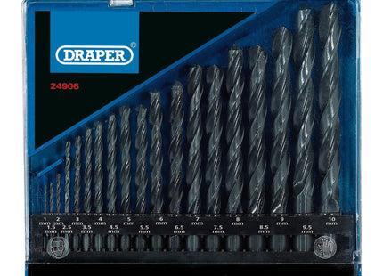 Draper Metric HSS Drill Set (19 Piece) 24906 Draper - Town Tools 