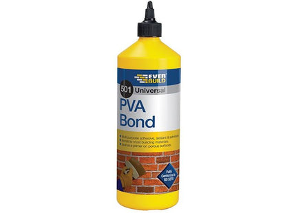 Everbuild Sika 501 Universal PVA Bond 1 litre Everbuild Sika - RockBottom Northamptin