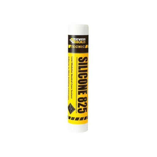 Everbuild Sika Tecnic Silicone 825 Black 380ml Everbuild Sika - RockBottom Northamptin