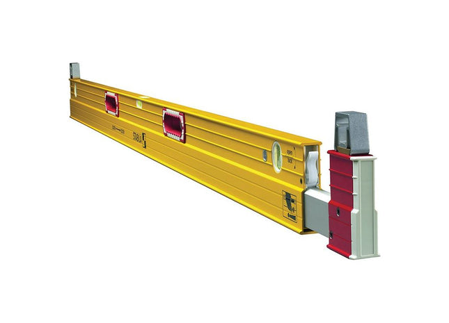 Stabila 106T-213 Extendable Spirit Level 3 Vial 213-376cm Stabila - RockBottom Nothampton