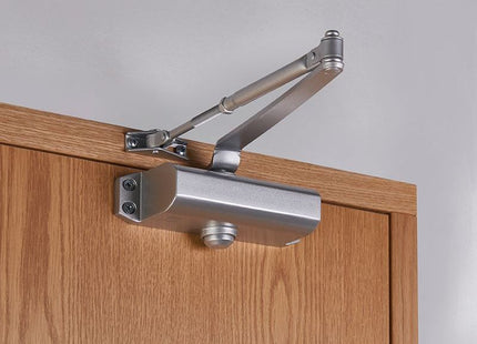 Union CE3F Fixed Size 3 Rack & Pinion Door Closer Silver UNION - RockBottom Northampton