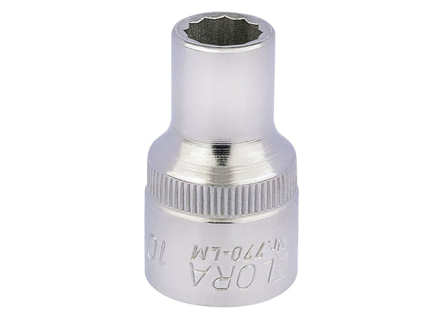 Draper Elora Bi-Hexagon Socket, 1/2" Sq. Dr., 10mm 24559 Draper - Town Tools 