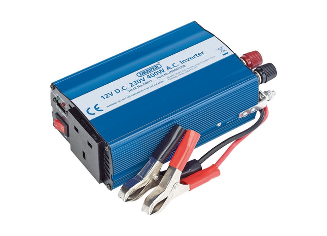 Draper 12V DC-AC Inverter, 400W 28815 Draper - Town Tools 