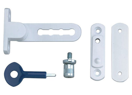 Yale Locks P117 Ventilation Window Lock White Finish Pack of 1 Yale Locks - RockBottom Northampton
