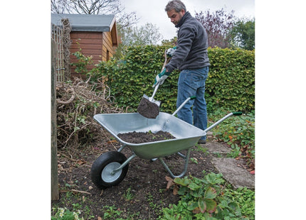 Draper Galvanised Wheelbarrow, 65L 31619 Draper - Town Tools 