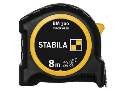Stabila BM 300 Robust Pocket Tape 8m/26ft (Width 27mm) Stabila - RockBottom Nothampton