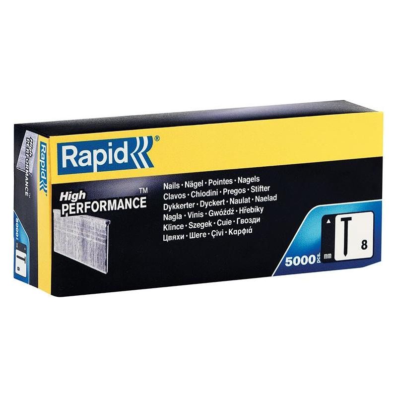 Rapid No.8 Brad Nails 18Ga 30mm (Box 5000) Rapid - RockBottom Nothampton