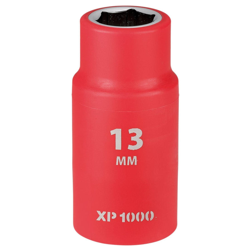Draper XP1000 VDE Socket, 1/2" Sq. Dr., 13mm Draper - Town Tools