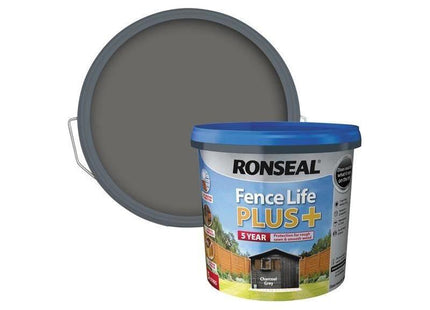 Ronseal Fence Life Plus+ Charcoal Grey 5 litre Ronseal - RockBottom Nothampton