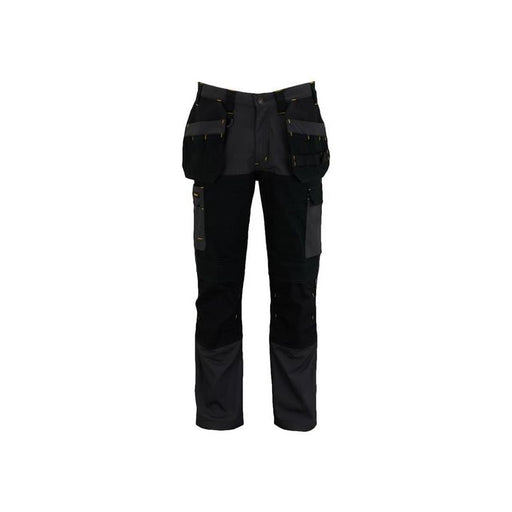 Stanley® Clothing Dixon Slim Fit Trousers Grey/Black Waist 38in Leg R STANLEY® Clothing - RockBottom Nothampton