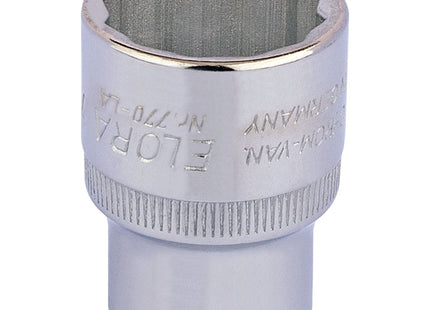 Draper Elora Bi-Hexagon Socket, 1/2" Sq. Dr., 7/8" 24442 Draper - Town Tools 