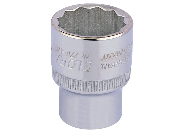 Draper Elora Bi-Hexagon Socket, 1/2" Sq. Dr., 7/8" 24442 Draper - Town Tools 