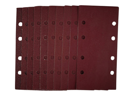 Draper 1/3 Sanding Sheets with Hook and Loop, 93 x 190mm, Assorted Grit (Pack of Draper - Town Tools 