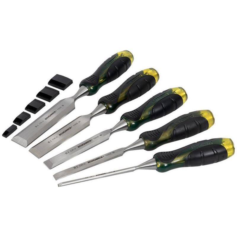 Roughneck Professional Bevel Edge Chisel Set, 5 Piece Roughneck - RockBottom Nothampton