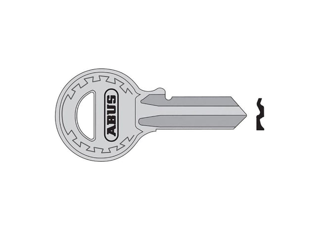 Abus Mechanical 84/40 40mm R Key Blank ABUS Mechanical - RockBottom Northampton 