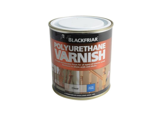 Blackfriar Polyurethane Varnish P100 Clear Satin 500ml Blackfriar - RockBottom Northampton