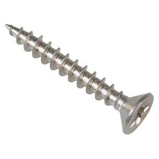 Forgefix Multi-Purpose Pozi Compatible Screw CSK ST S/Steel 3.5 x 25mm Box 200 ForgeFix - RockBottom Northampton