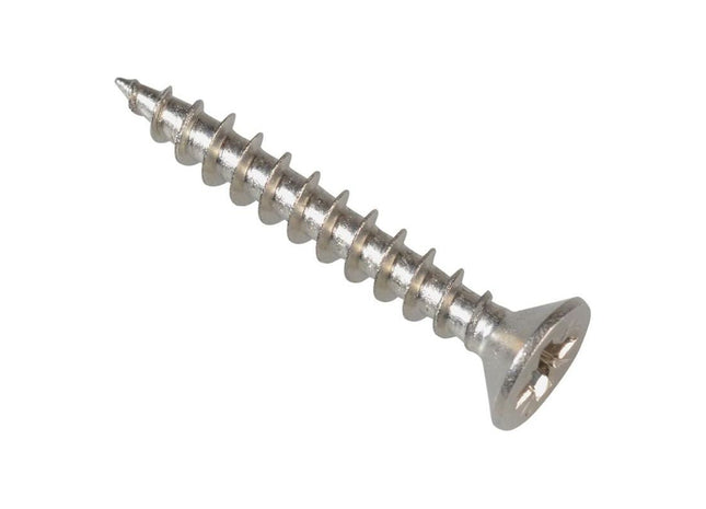 Forgefix Multi-Purpose Pozi Compatible Screw CSK ST S/Steel 3.5 x 25mm Box 200 ForgeFix - RockBottom Northampton
