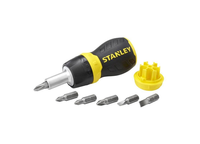 Stanley® Hand Tools Multibit Ratchet Stubby & Bits STANLEY® Hand Tools - RockBottom Nothampton