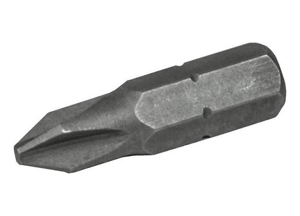 Faithfull Phillips S2 Grade Steel Screwdriver Bits PH2 x 25mm (Pack 3) Faithfull - RockBottom Northampton