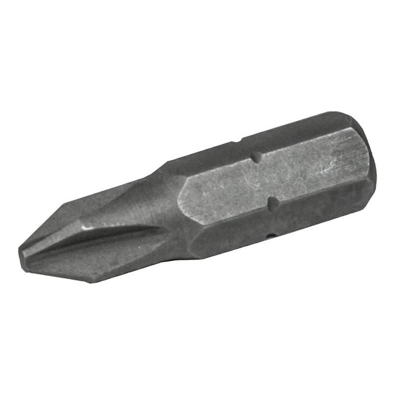 Faithfull Phillips S2 Grade Steel Screwdriver Bits PH2 x 25mm (Pack 3) Faithfull - RockBottom Northampton