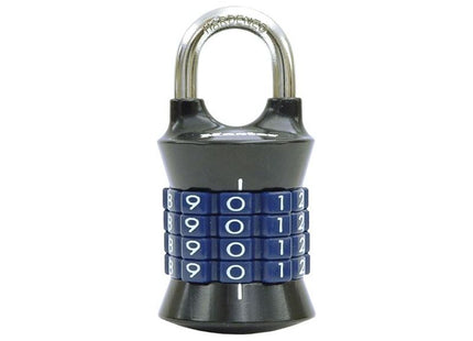 Master Lock Tower 4-Digit 37mm Padlock Grey Master Lock - RockBottom Northampton