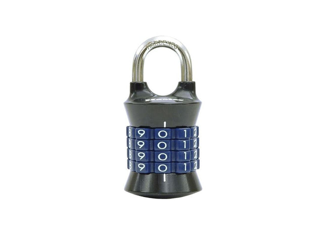 Master Lock Tower 4-Digit 37mm Padlock Grey Master Lock - RockBottom Northampton