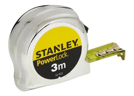 Stanley® Hand Tools PowerLock® Classic Pocket Tape 3m (Width 19mm) (Metric only) STANLEY® Hand Tools - RockBottom Nothampton