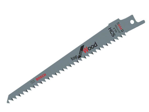 Bosch Powertool Accessories S 644 D Top for Wood Reciprocating Saw Blade 150mm 6 TPI Pack of 5 Bosch Powertool Accessories - RockBottom Northampton