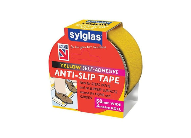 Sylglas Anti-Slip Tape 50mm x 3m Yellow Sylglas - RockBottom Nothampton