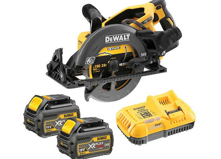 Dewalt Power Tools DCS577T2 FlexVolt XR High Torque Circular Saw 190mm 54V 2 x 2.0Ah Li-ion DeWALT Power Tools - RockBottom Northampton