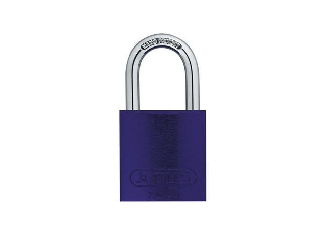 Abus Mechanical 72/40mm Aluminium Padlock Violet Keyed Alike TT04072 ABUS Mechanical - RockBottom Northampton 