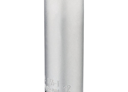 Draper Elora Deep Socket, 1/4" Sq. Dr., 12mm 58732 Draper - Town Tools 