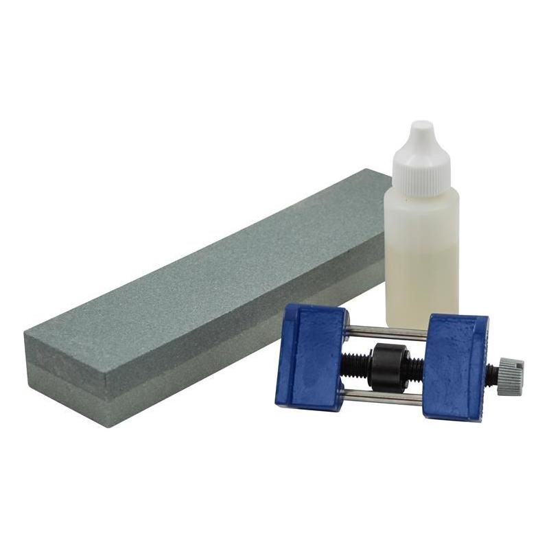 Faithfull Oilstone 200mm & Honing Guide Kit Faithfull - RockBottom Northampton
