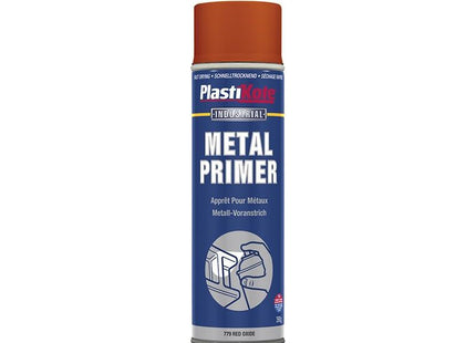 Plastikote Metal Primer Spray Red Oxide 400ml PlastiKote - RockBottom Nothampton