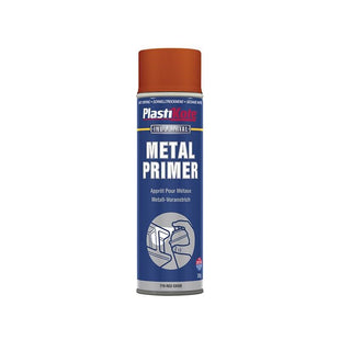 Plastikote Metal Primer Spray Red Oxide 400ml PlastiKote - RockBottom Nothampton