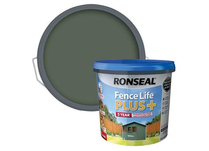 Ronseal Fence Life Plus+ Willow 5 litre Ronseal - RockBottom Nothampton