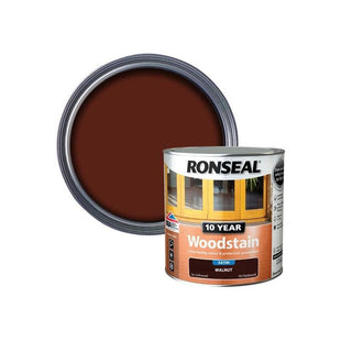 Ronseal 10 Year Woodstain Walnut 2.5 litre Ronseal - RockBottom Nothampton