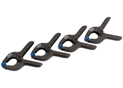 Draper Spring Clamp Set, 40mm Capacity (4 Piece) 82777 Draper - Town Tools 