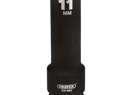 Draper Draper Hi-TORQ Deep Impact Socket, 1/2" Sq. Dr., 11mm Draper - Town Tools