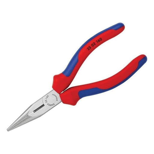 Knipex Snipe Nose Side Cutting Pliers (Radio) Multi-Component Grip 160mm (6.1/4in) Knipex - RockBottom Northampton