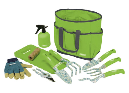 Draper Garden Tool Set with Floral Pattern (11 Piece) 08999 Draper - Town Tools 